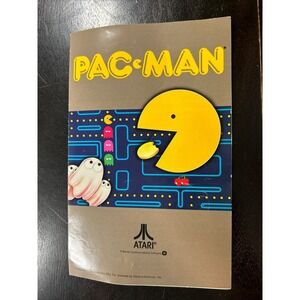EUC Pac-Man PACMAN Pac Man ~ Atari Game Manual ONLY Rare Vintage Retro NO GAME